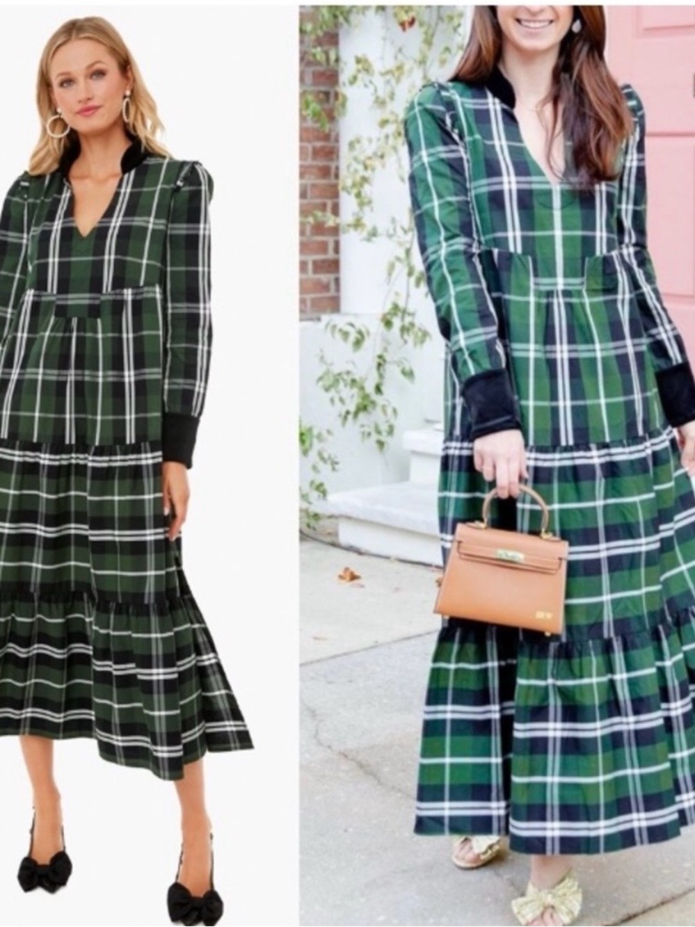 Tuckernuck plaid dress size small